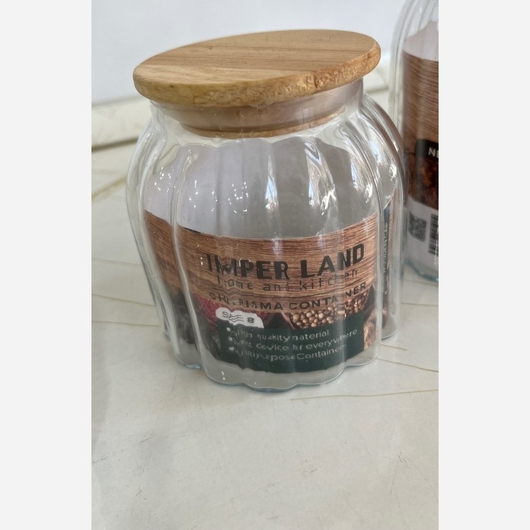 بانکه شیشه ای درب چوب