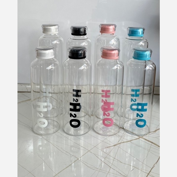 بطری آب h2o رنگی