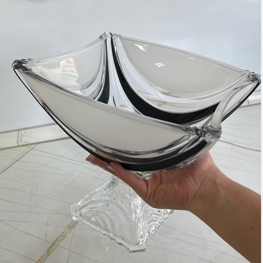 آجیل خوری پایه دار کریستال
