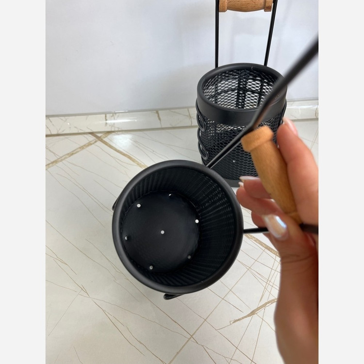 جاقاشقی فلز چوب گرد آویزدار