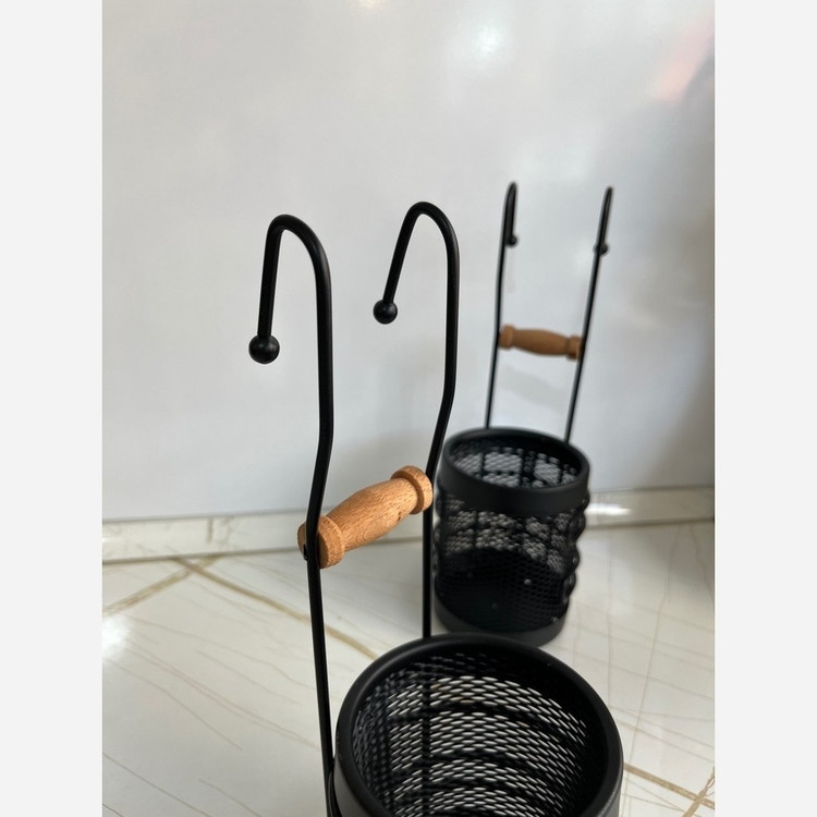 جاقاشقی فلز چوب گرد آویزدار