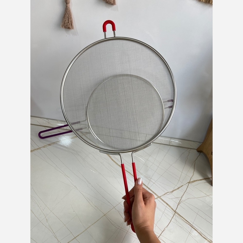 توری روغن گیر دسته دار