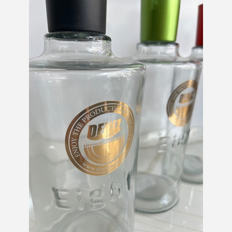 بطری شیشه ای در رنگی