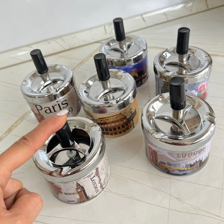 زیر سیگاری گرد فشاری کوچک