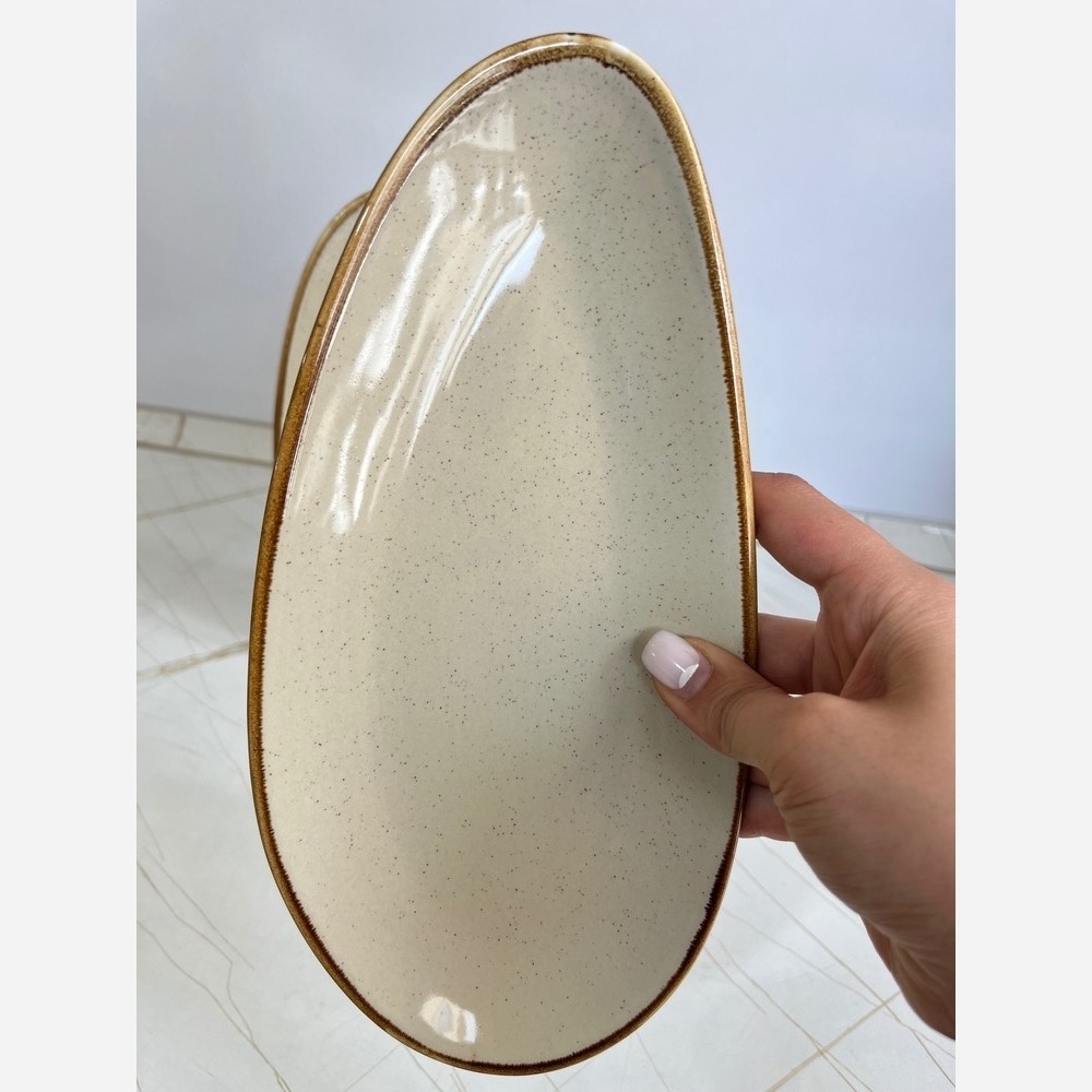 بشقاب سرو 3گوش وارداتی