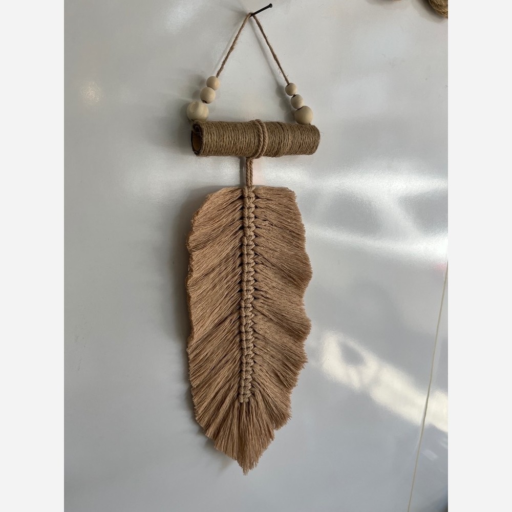 دیوار کوب برگ مکرومه بزرگ و کوچک