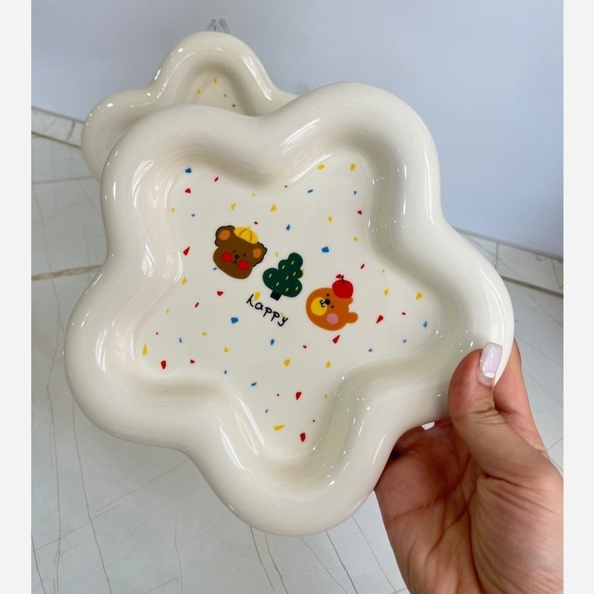 بشقاب طرح ستاره وارداتی
