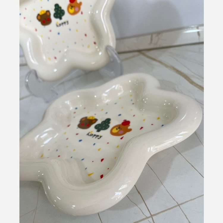 بشقاب طرح ستاره وارداتی