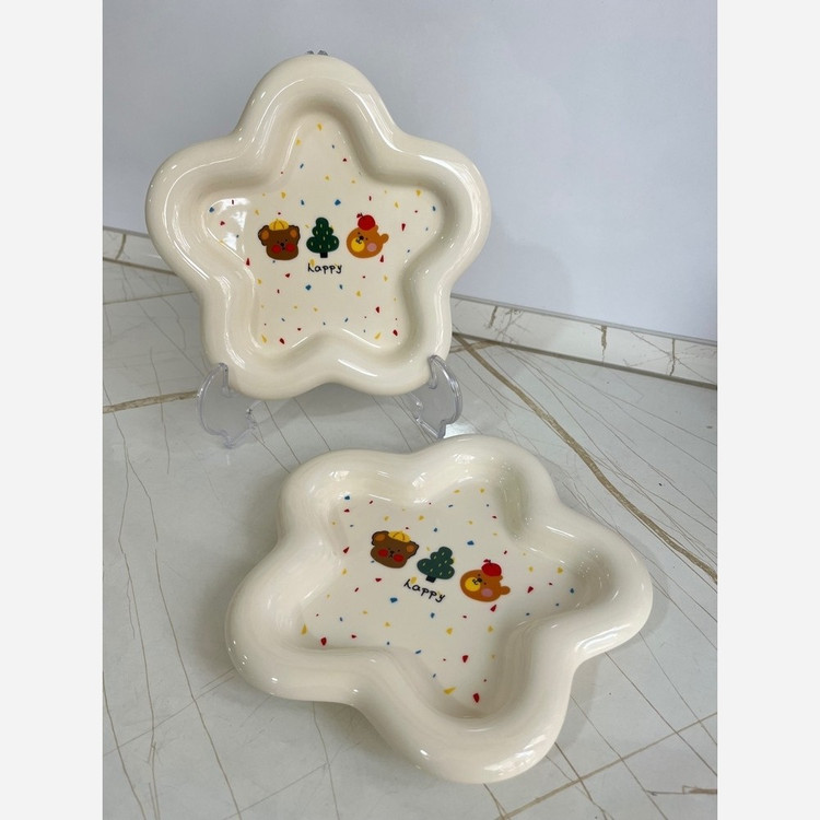 بشقاب طرح ستاره وارداتی