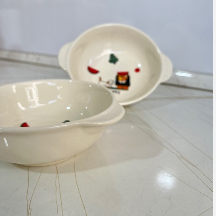 کاسه فانتزی دسته دار وارداتی