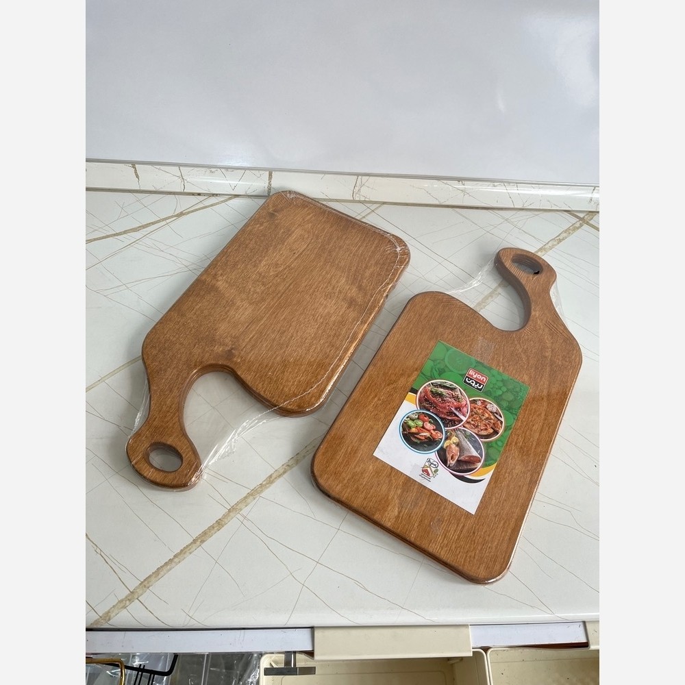 تخته گوشت چوبی مدل ساطوری بزرگ و کوچک