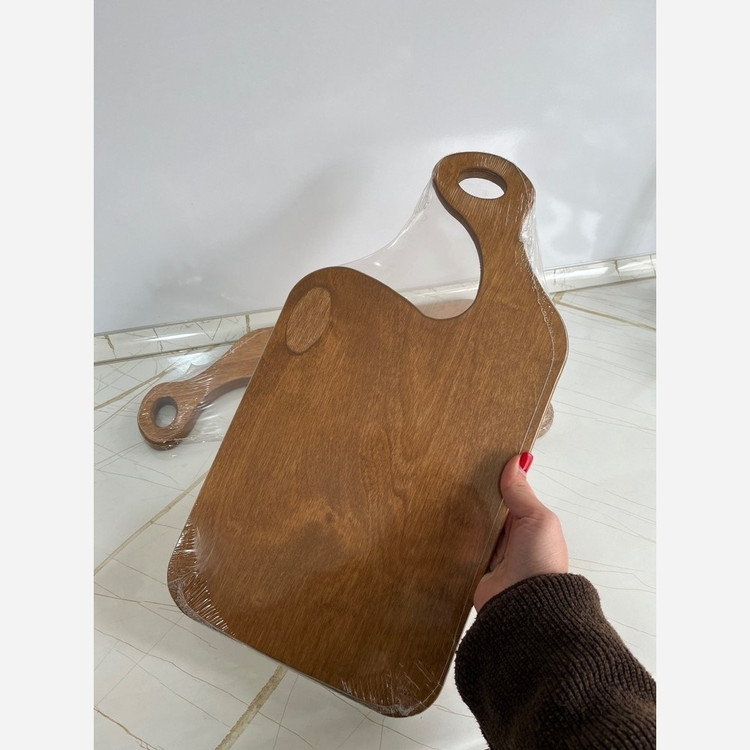 تخته گوشت چوبی مدل ساطوری بزرگ و کوچک