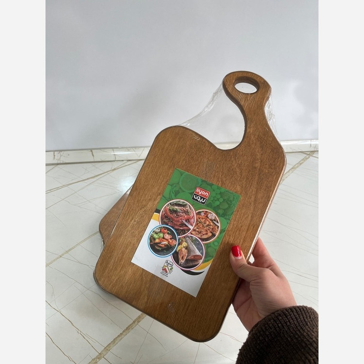 تخته گوشت چوبی مدل ساطوری بزرگ و کوچک