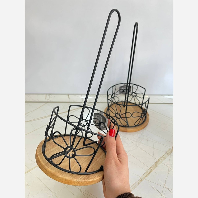 جا دستمال رول کف چوب گرد برند لیمیتاک