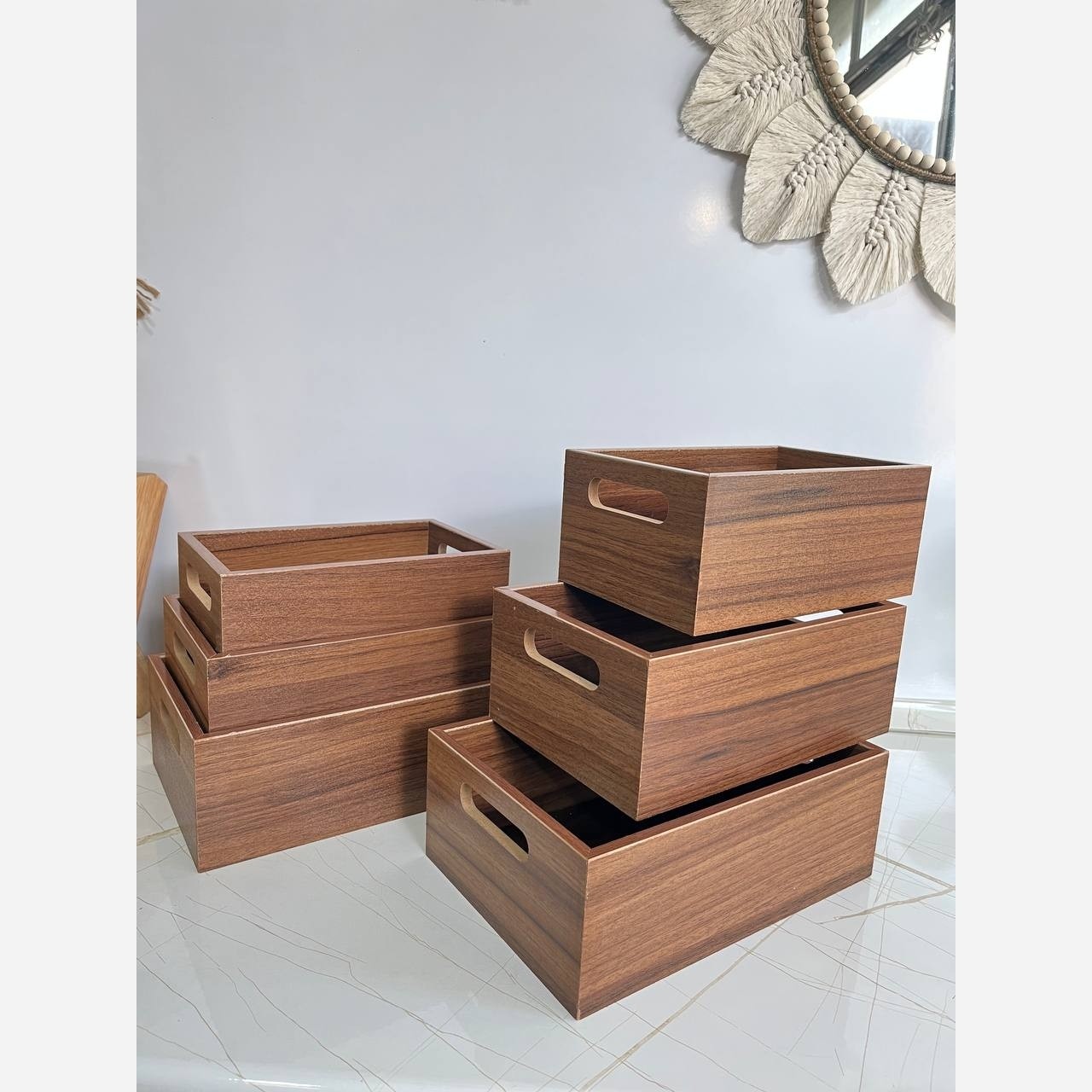 باکس نظم دهنده چوبی 3سایز