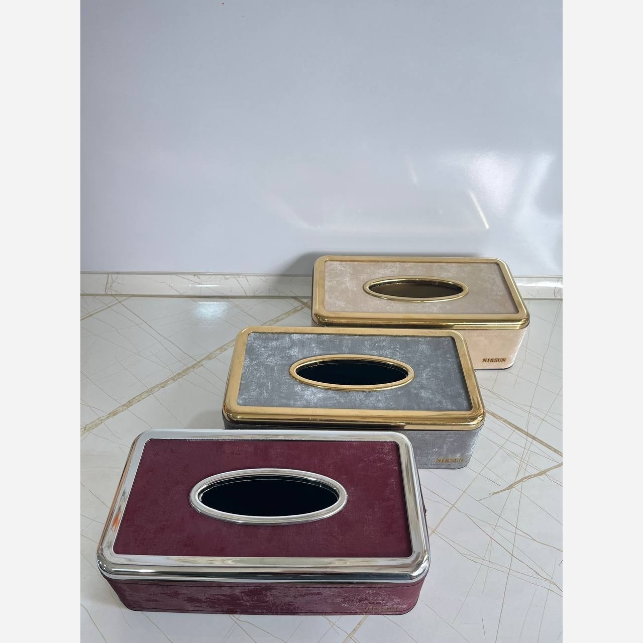 جا دستمال کاغذی مخمل