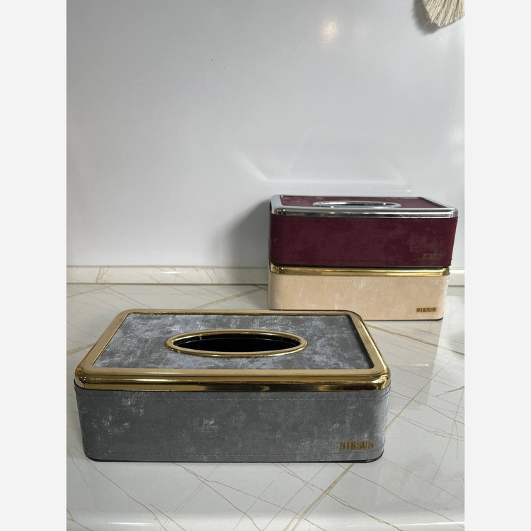 جا دستمال کاغذی مخمل