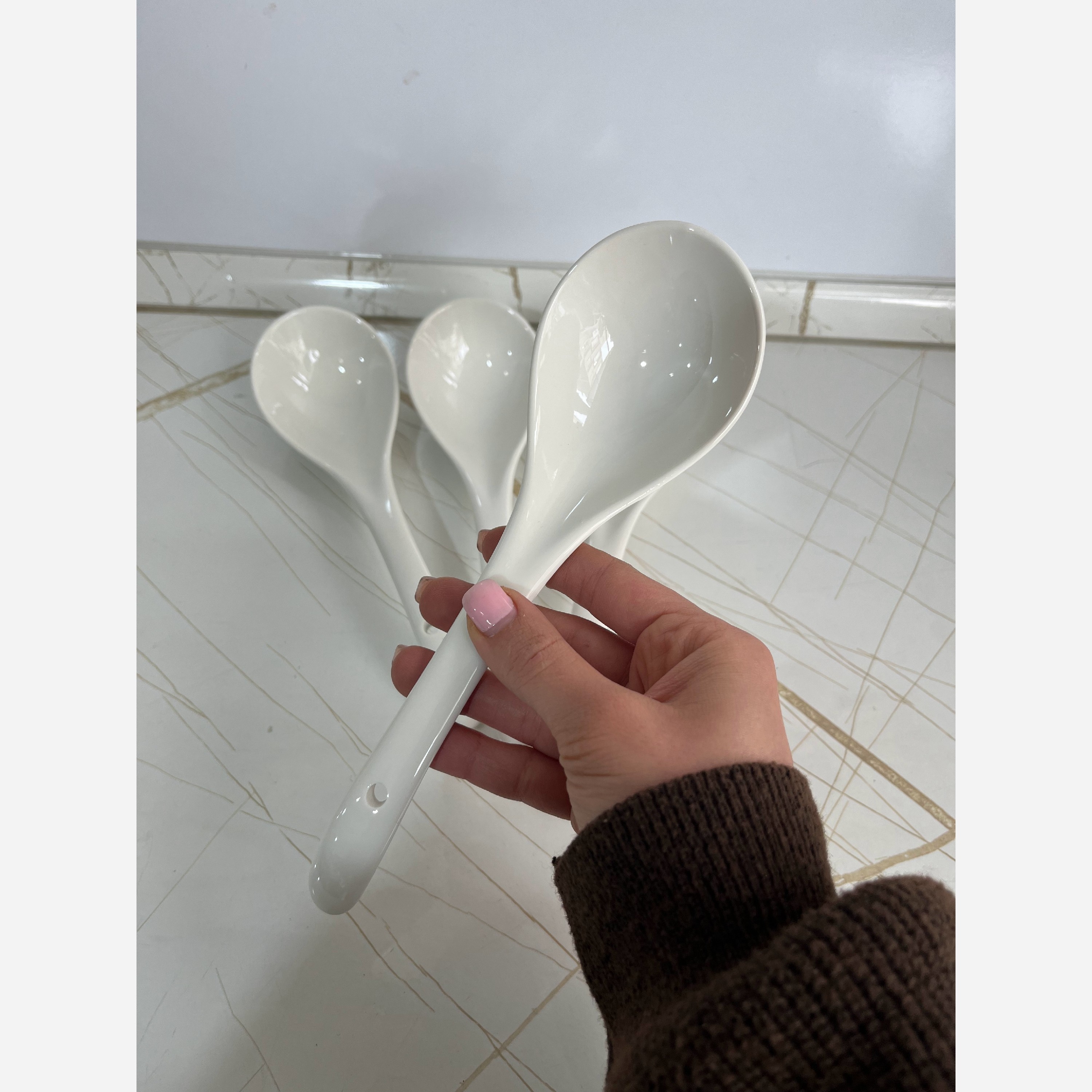 قاشق آجیل سرامیکی