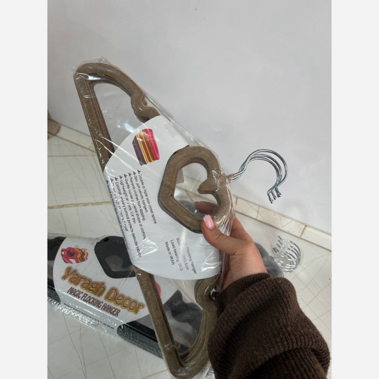 آویز لباس 5عددی مخمل