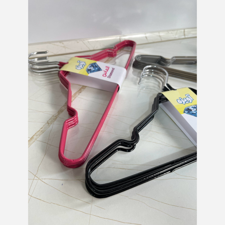 چوب لباسی فلزی روکش دار