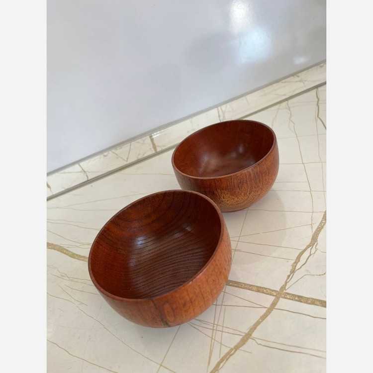 کاسه چوبی قطر 10 و قطر 13