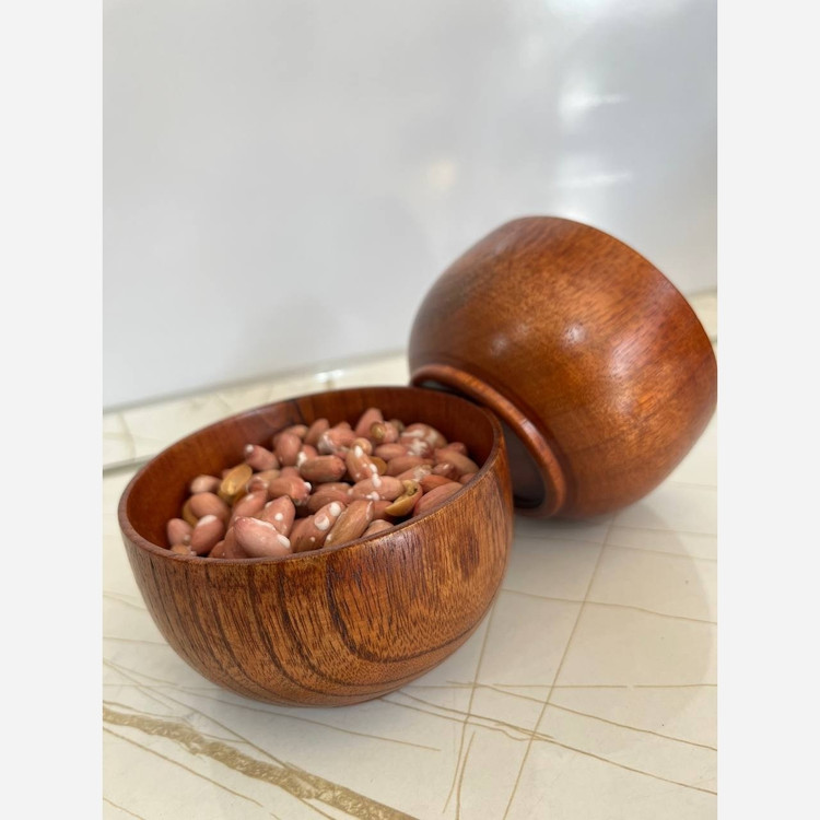 کاسه چوبی قطر 10 و قطر 13