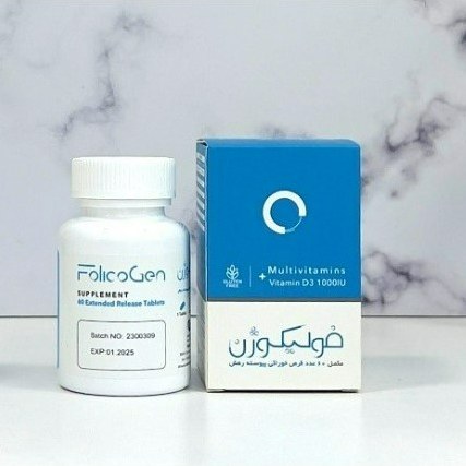 فولیکوژن (Folicogen) اروند فارمد بسته 60 عددی