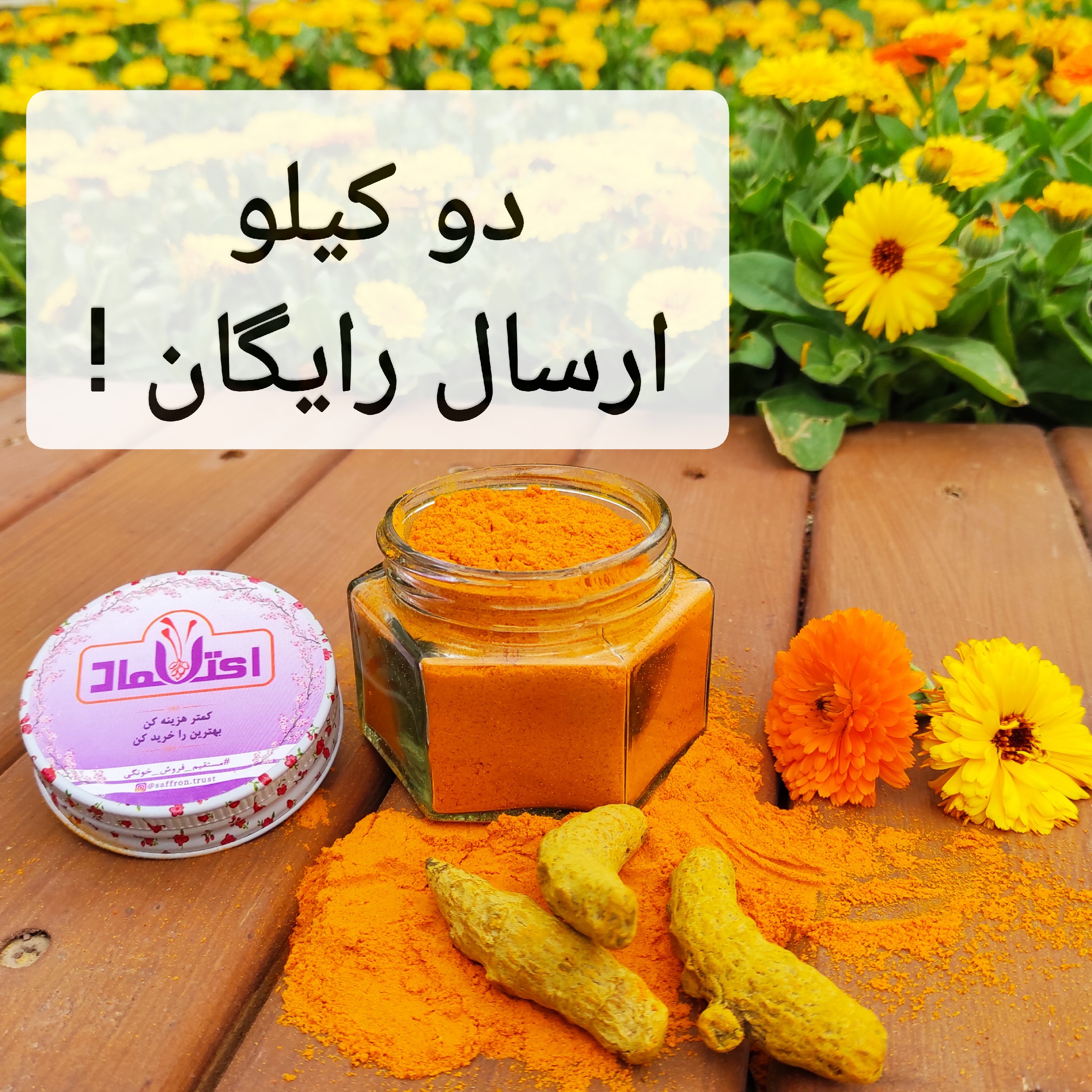 زردچوبه زرین هندی 250 گرمی اعتماد (تخفیف شگفت انگیز )