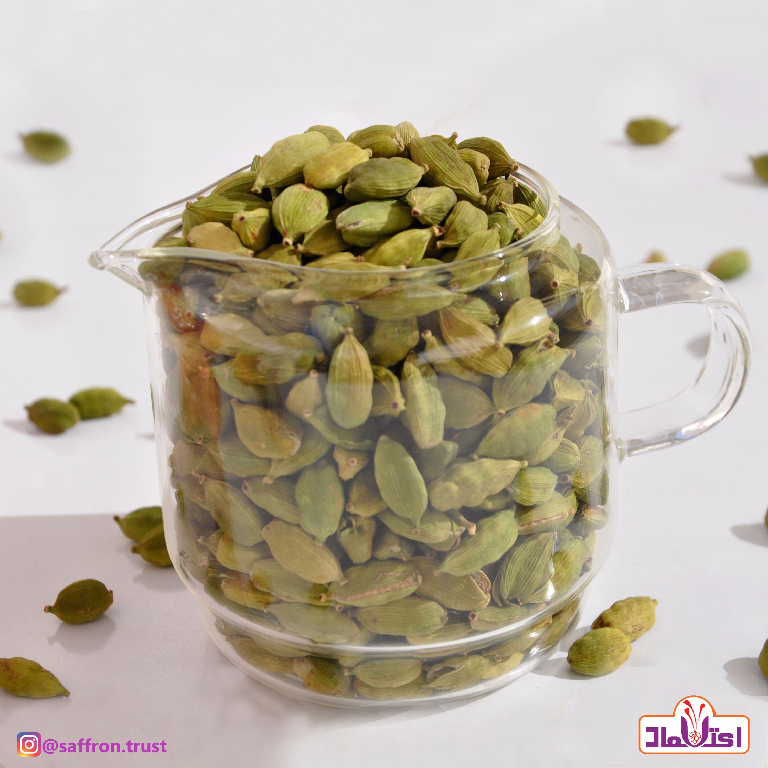 هل اکبر بنفش 10 گرمی اعتماد معطر و سبز و درشت (تخفیف ویژه)