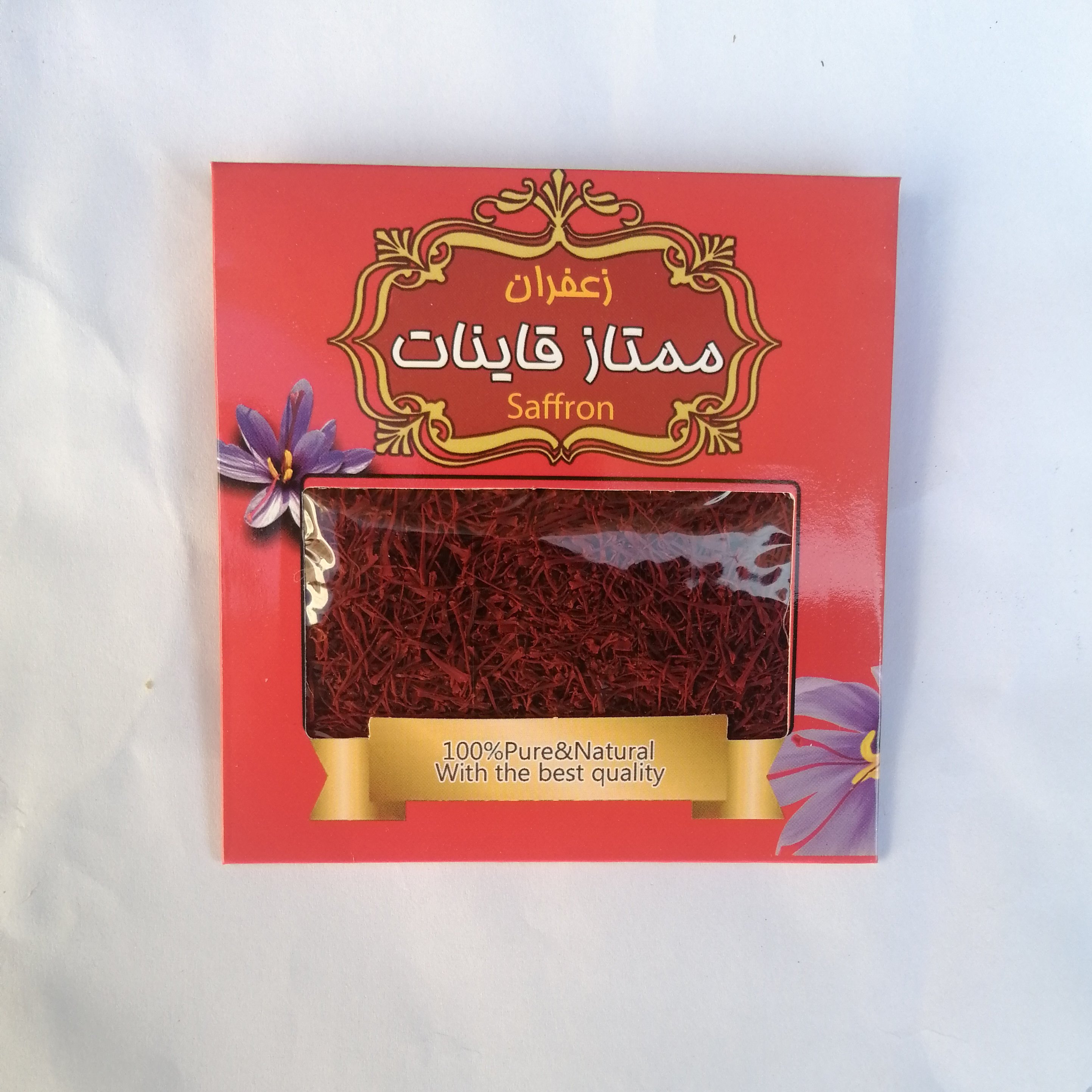زعفران سرگل ممتاز 4 گرمی امسالی تولید پاییز 1404 (تضمین کیفیت)محصول جنوب خراسان و قائنات