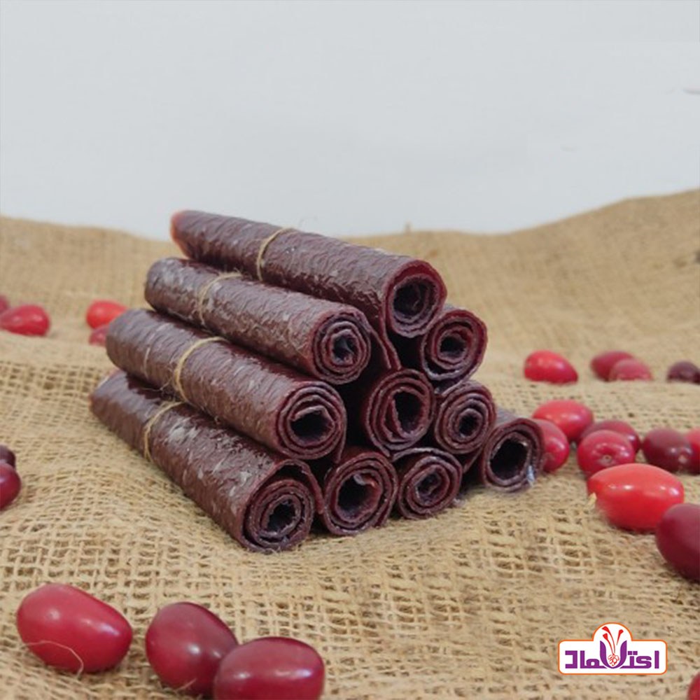 لواشک ذغال اخته پنج ستاره اعتماد ترش و خوش طعم و تازه