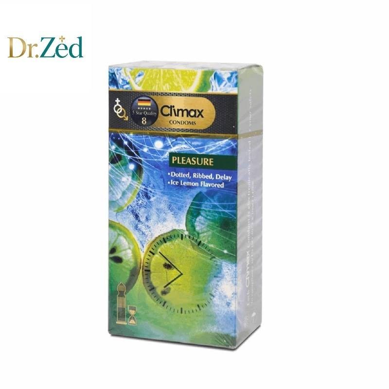 کاندوم کلایمکس مدل Pleasure8 بسته 12 عددی