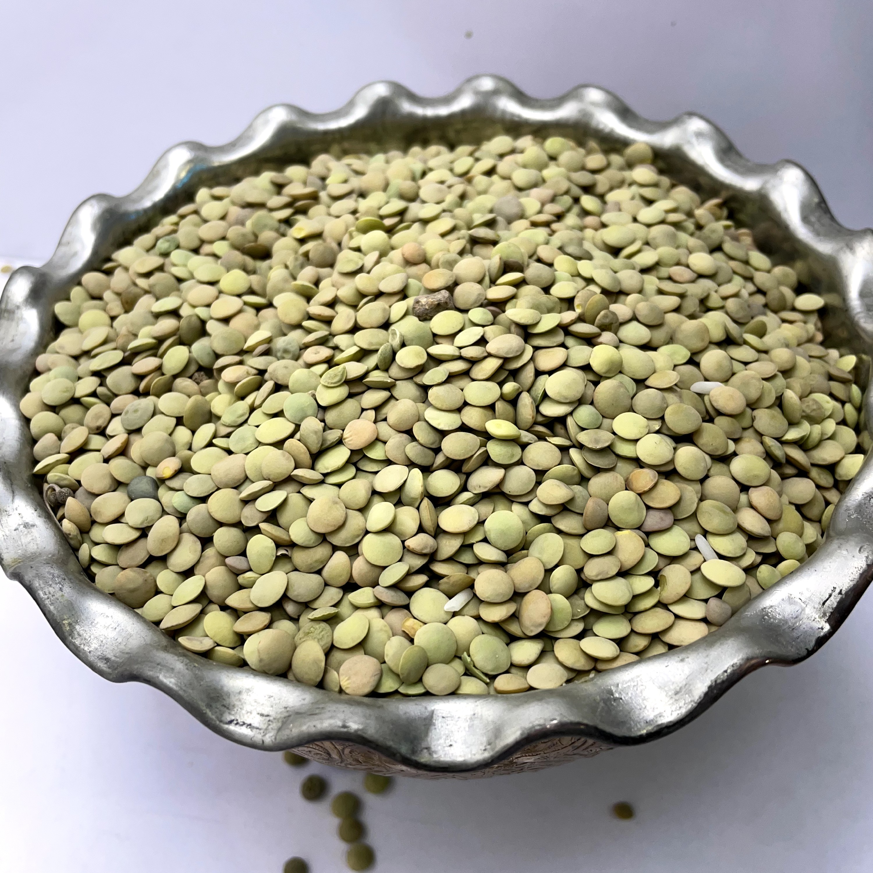 عدس درشت تمیز یک کیلوگرمی