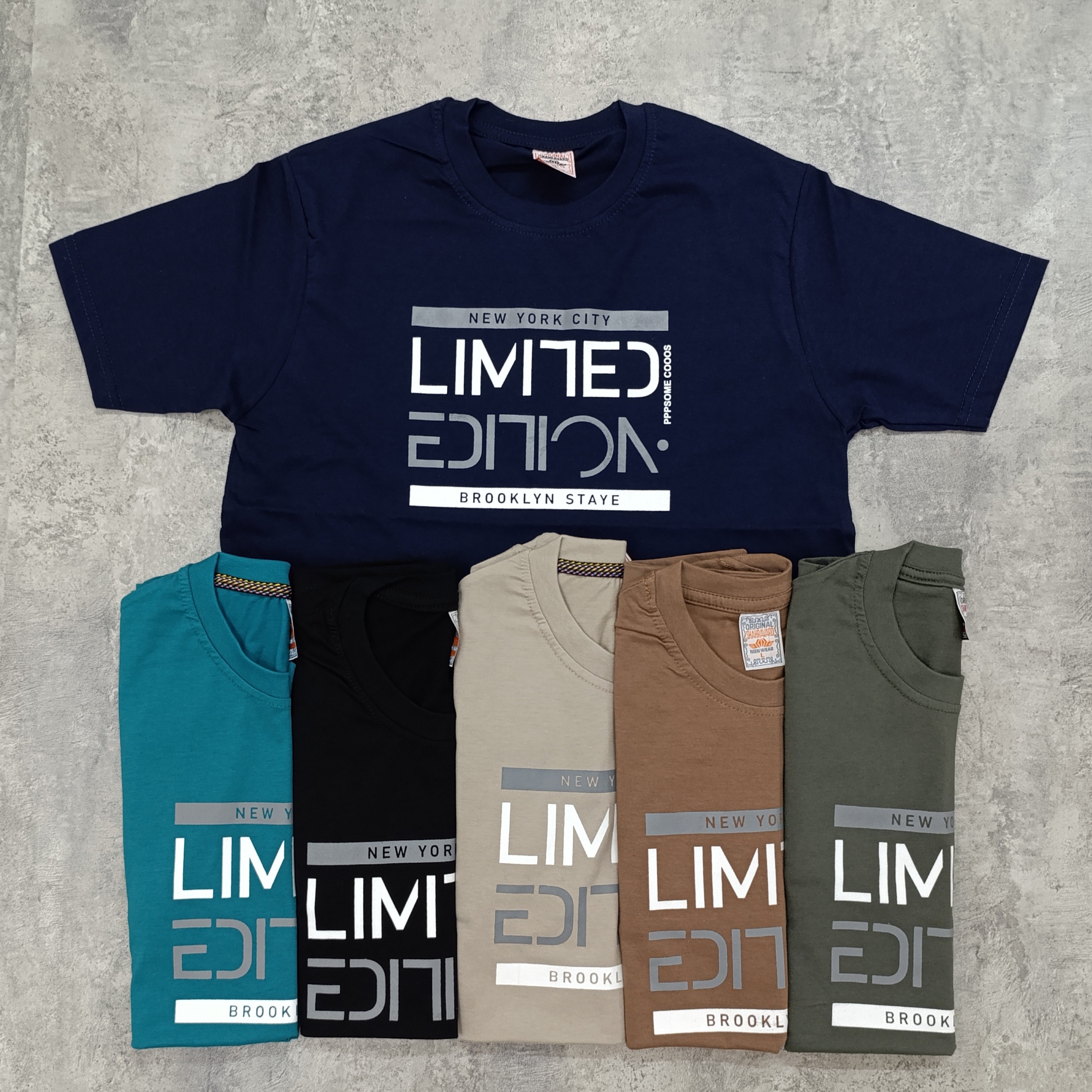 تیشرت مردانه LIMITED قواره اندامی در 3 سایز