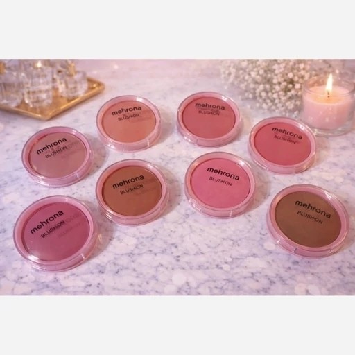 رژگونه پودری مهرونا در 8 طیف رنگی جذاب