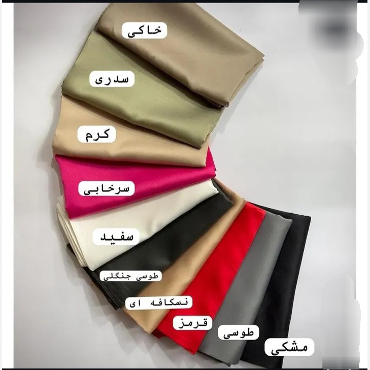 مینی اسکارف مجلسی ساتن ابریشم ساده وارداتی (هدیه و تخفیف)