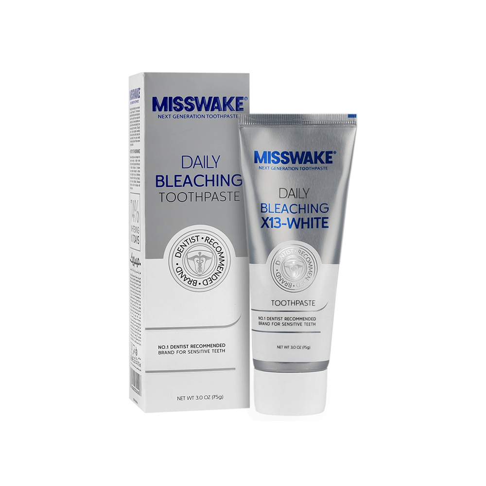 خمیر دندان سفید کننده میسویک مدل BLEACHING X13-WHITE مناسب مصرف روزانه حجم 75 میل