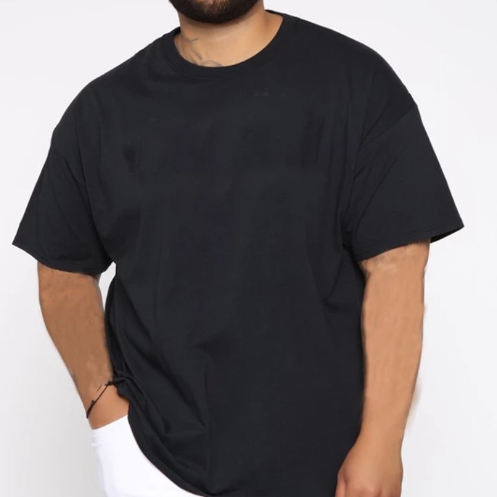 تیشرت 4XL یقه گرد روانبخش شوقی نخ سوپر سایز بزرگ خنک ساده