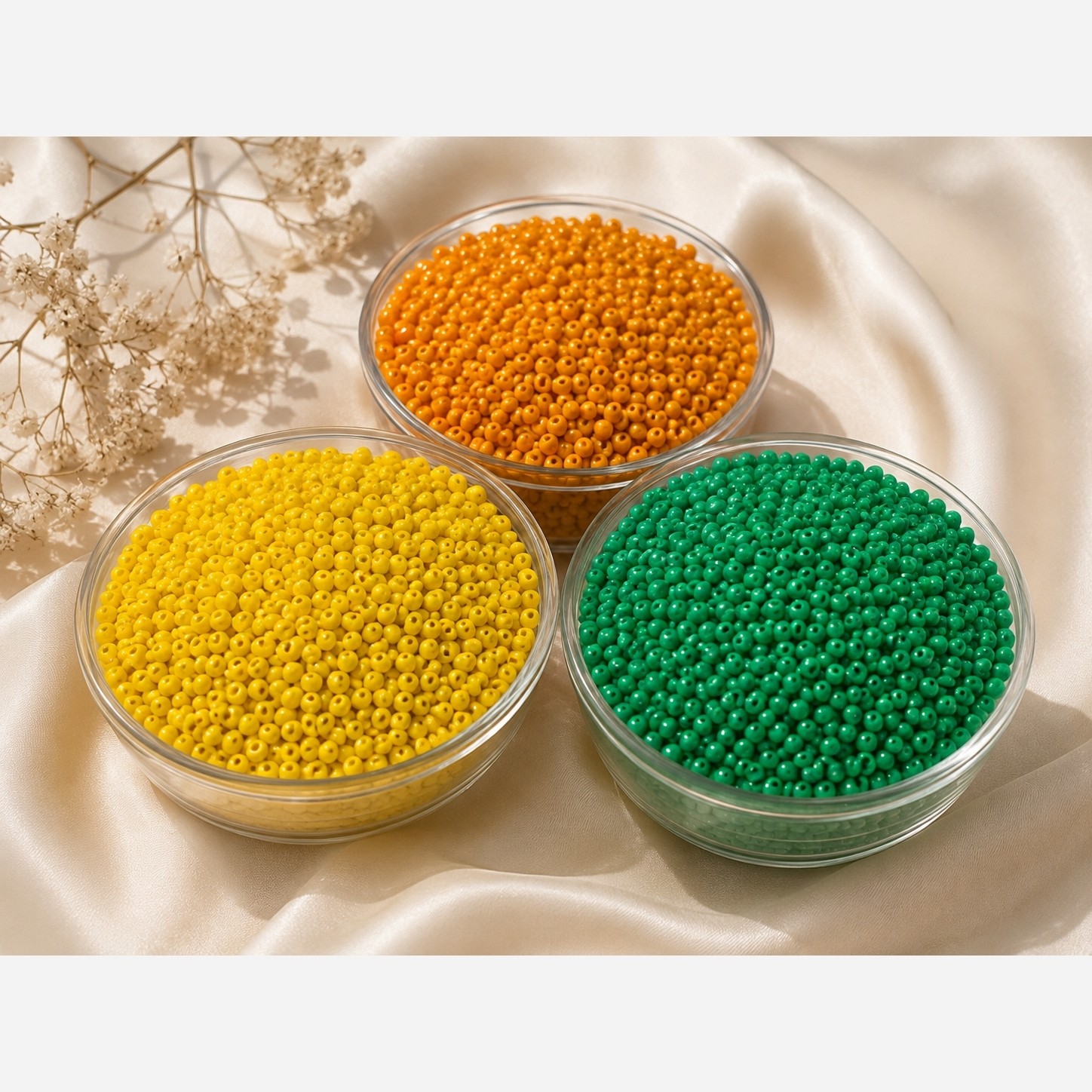 منجوق سبز لیمویی پرتقالی (10گرمی)