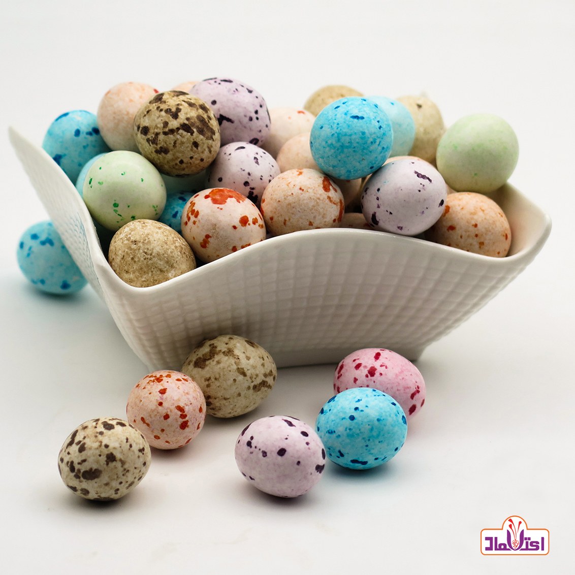 شکلات سنگی بلدرچینی اعلا (جیلی بیلی) 100 گرمی اعتماد سطلی