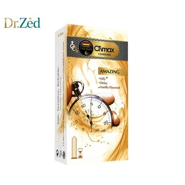 کاندوم کلایمکس مدل6 Amazing بسته 12 عددی