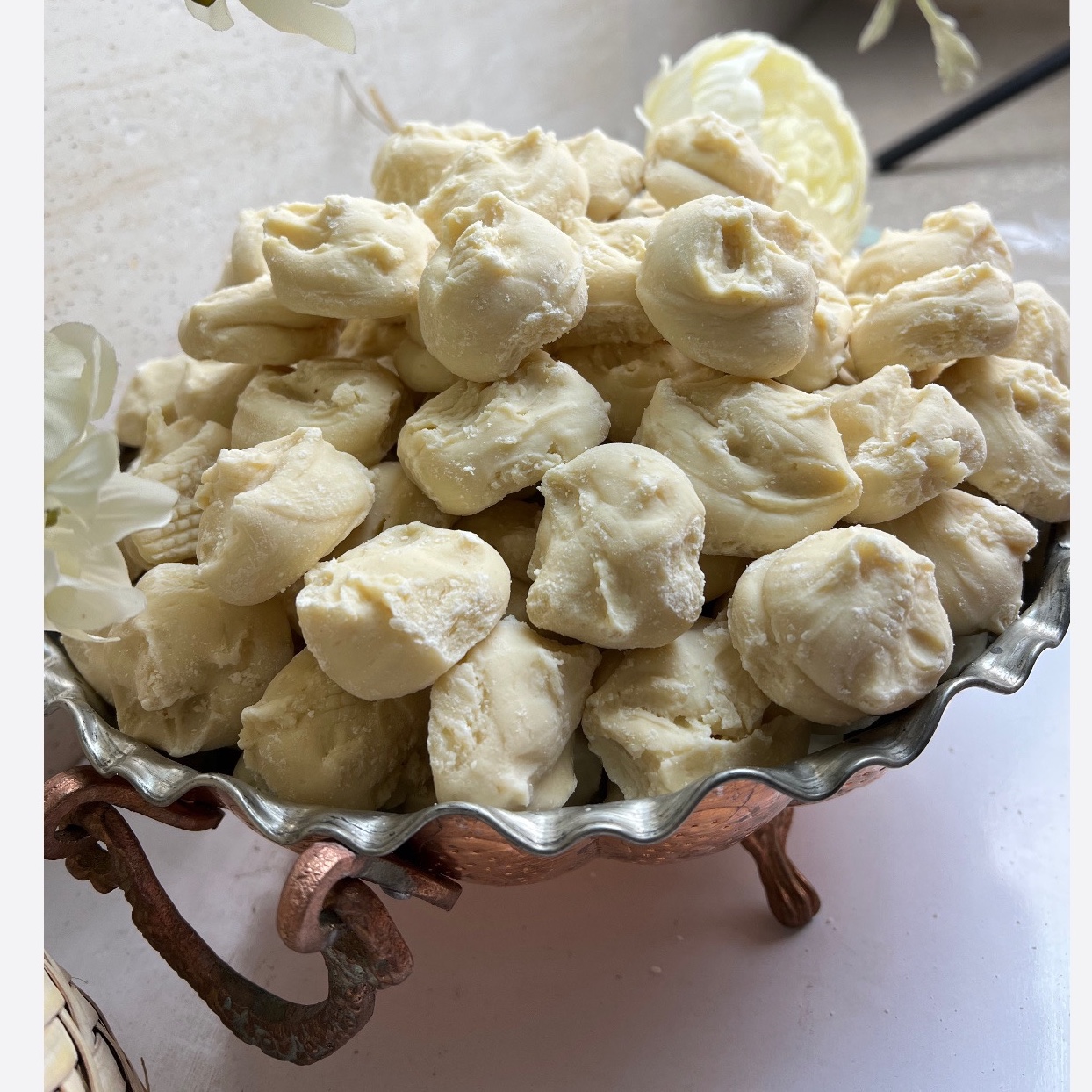کشک شتر نرم و تازه(کم نمک)