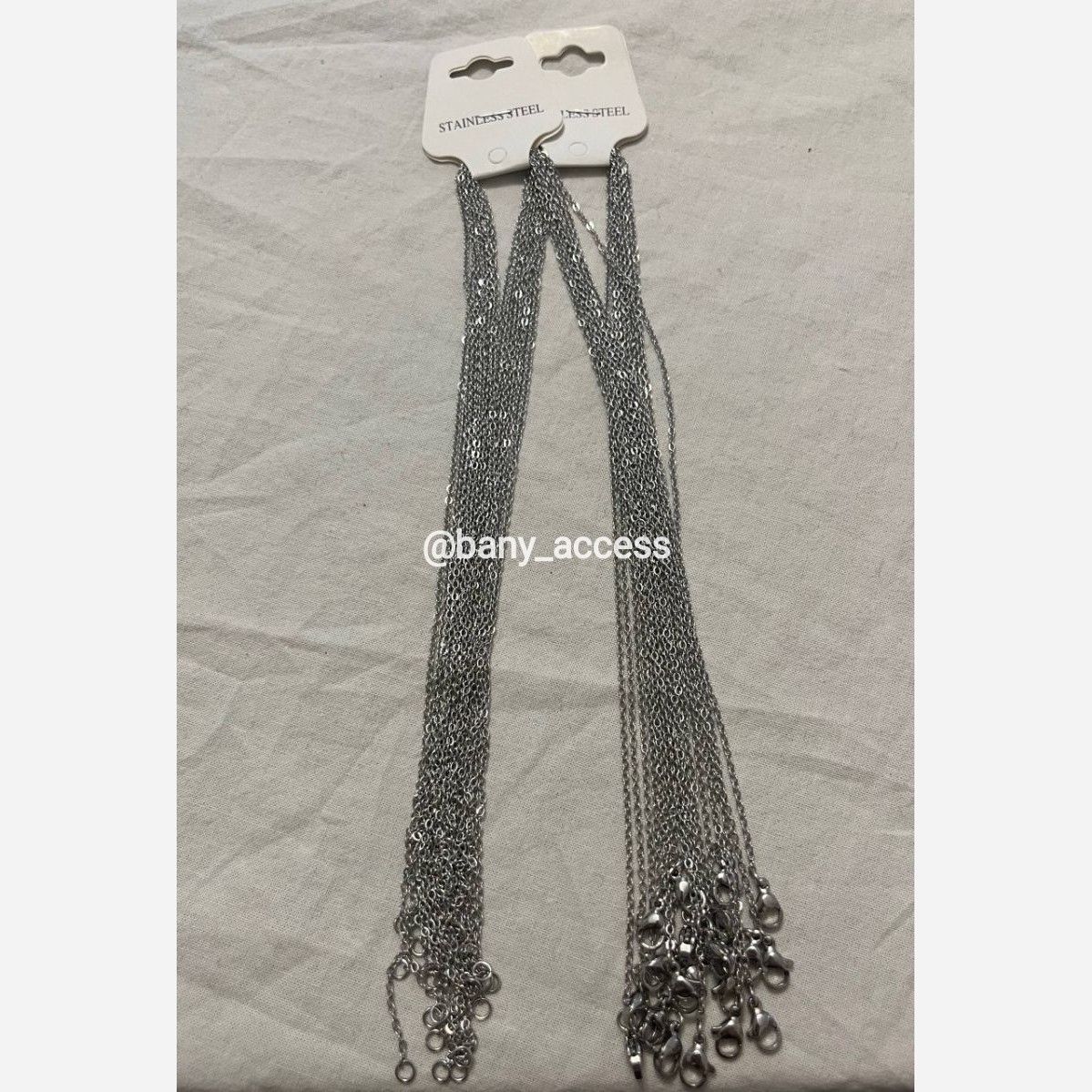 متریال زنجیر آماده(دیپلمات) گردنبند یک عددی (خرازی)