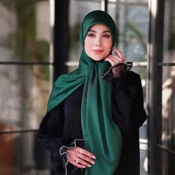 روسری مجلسی کریستال تسلا قواره بلند (شامل هدیه)