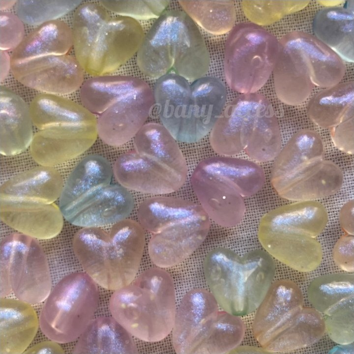 متریال قلب رنگی شبتاب بسته 5 عددی (خرازی)