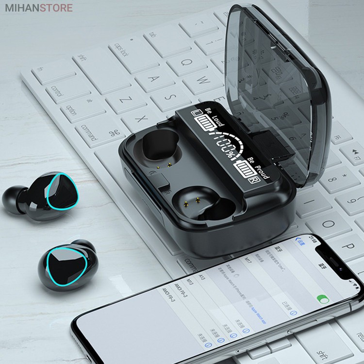 ایرپاد اورجینال NEWEST مدل M10 دارای پاوربانک،صفحه دیجیتالی،ورژن بلوتوث 5.3،ضدآب (ایرپاد قبل از ارسال دقیقا چک میشود)
