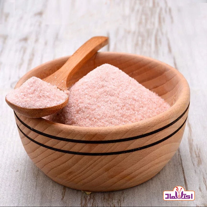 نمک صورتی سابیده دو کیلویی   ( تخفیف شگفت انگیز ) دانه شکری