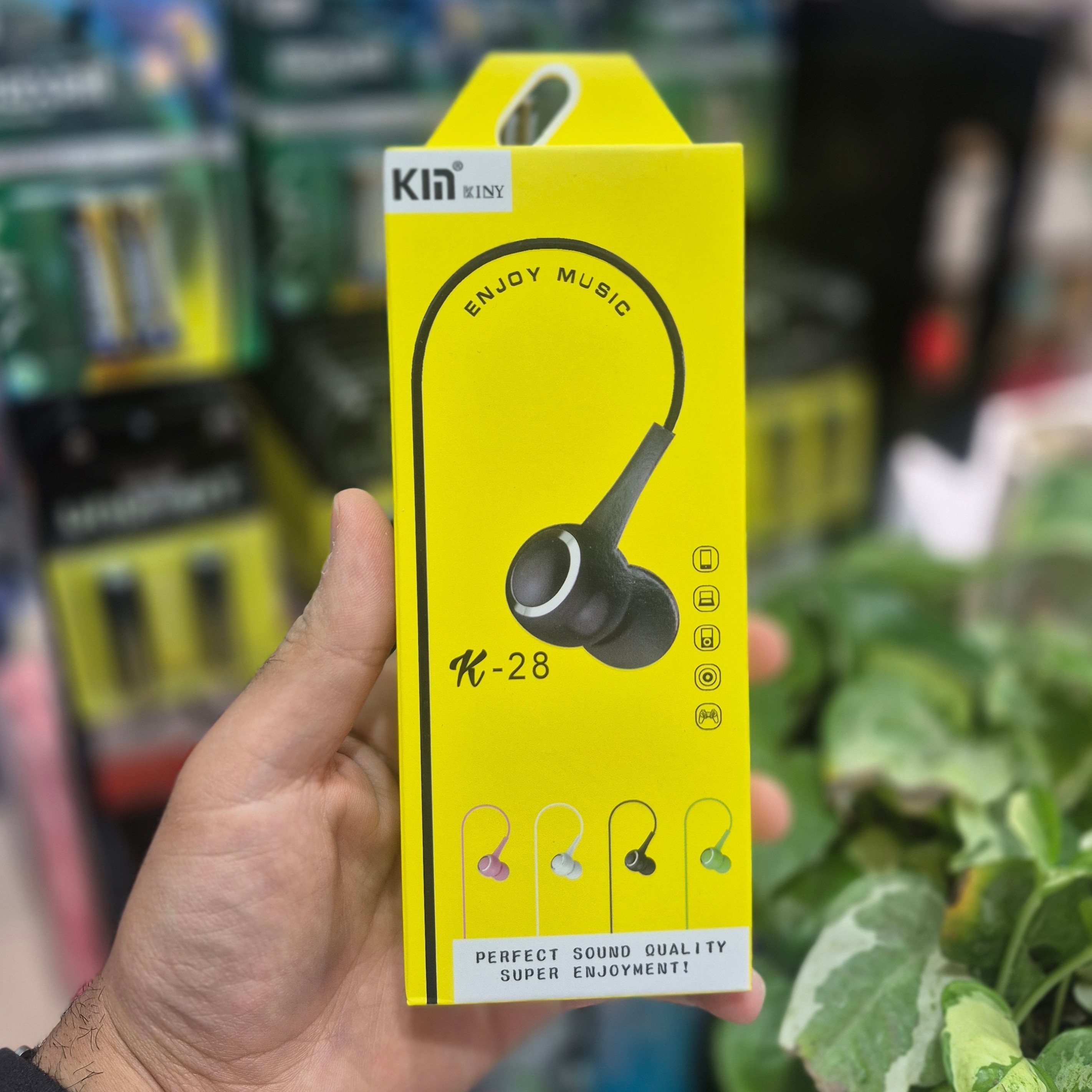 هندزفری سیمی Kin مدل K-28 اصلی