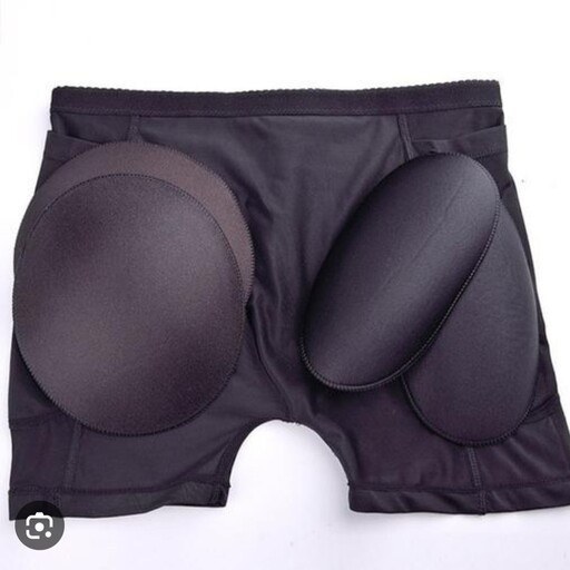 شورت پروتز بغل ران و باسن پد متحرک مشکی وکرم ( s تا 4XL)