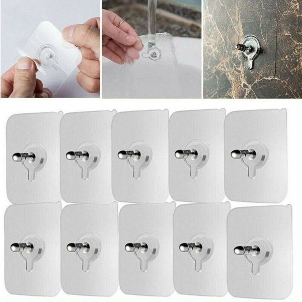 میخ چسبی دیواری 10 عددی